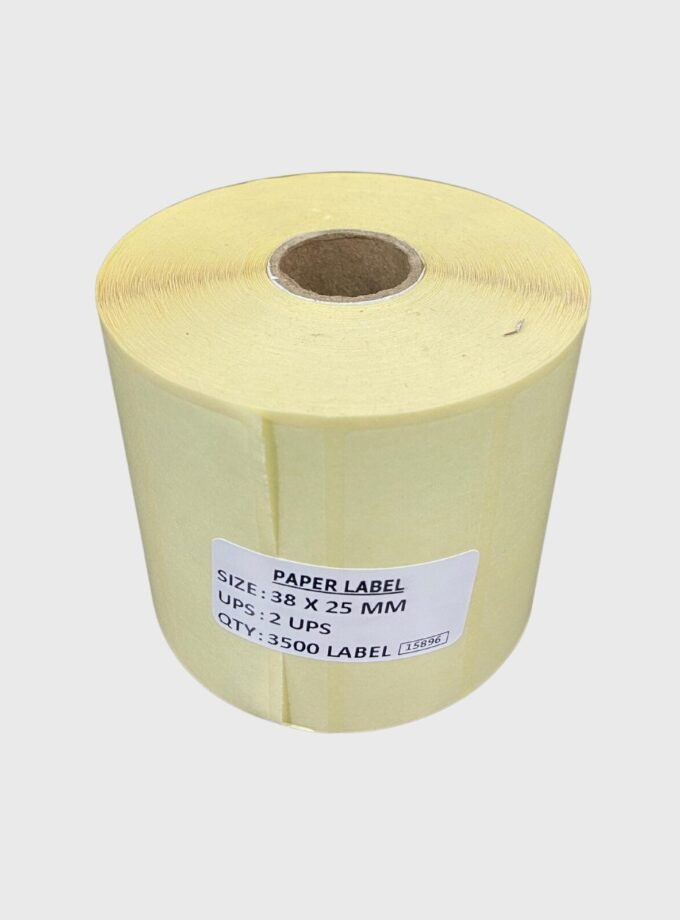 38×25 2ups Chromo Label Roll