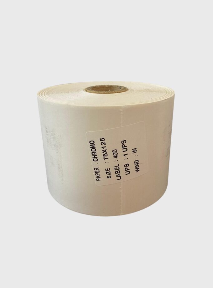 75×125 Chromo Label Roll