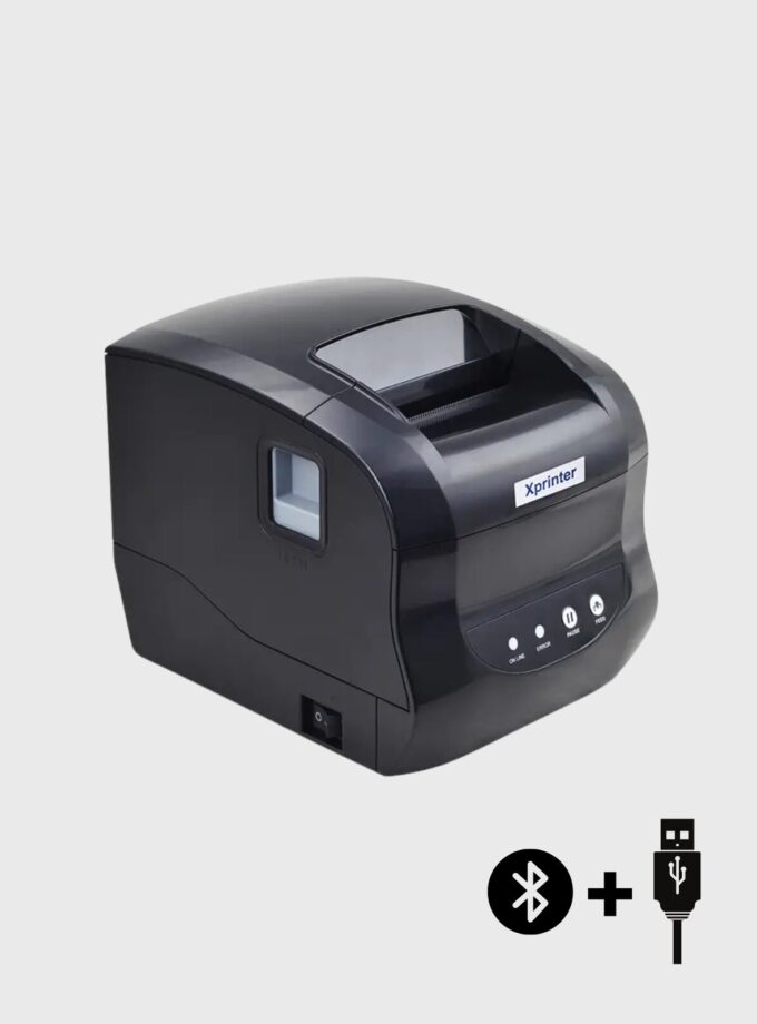 Xprinter XP-365B Label cum Receipt Printer – 3 inch