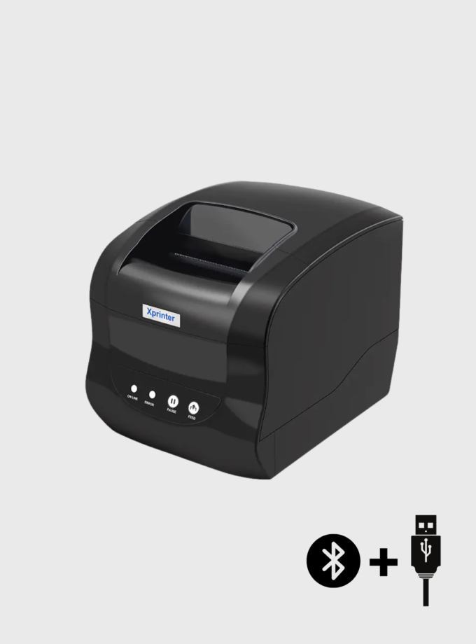 Xprinter XP-365B Label cum Receipt Printer – 3 inch