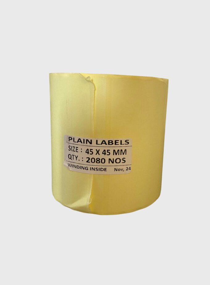 45X45 2ups Chromo Label Roll with 2080 Label (Pack Of 6 Roll)