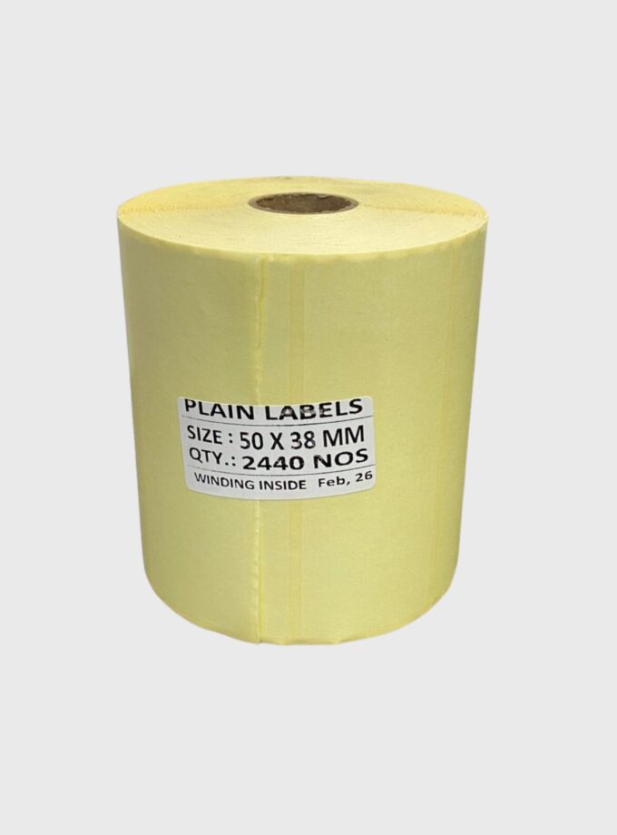 50X38 2Ups Chromo Label Roll with 2440 Label (Pack Of 6 Roll)