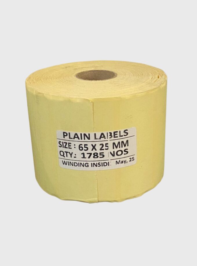 65X25 1Ups Chromo Label Roll with 1785 Label (Pack Of 6 Roll)