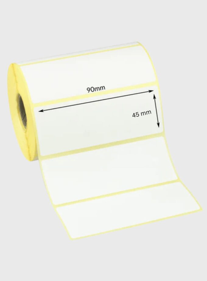 90X45 1Ups Chromo Label Roll with 1040 Label (Pack Of 6 Roll)