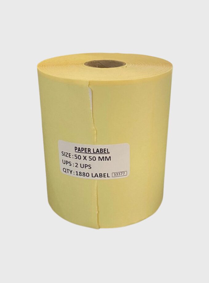 50X50 2Ups Chromo Label Roll with 1880 Label (Pack Of 6 Roll)